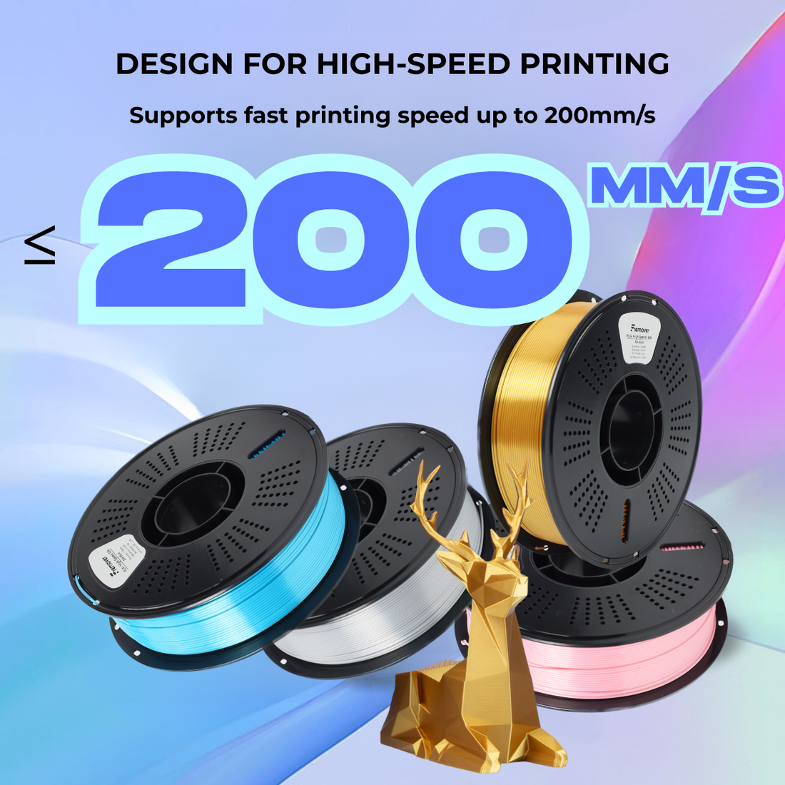 PLA+ High Speed Silk Gold