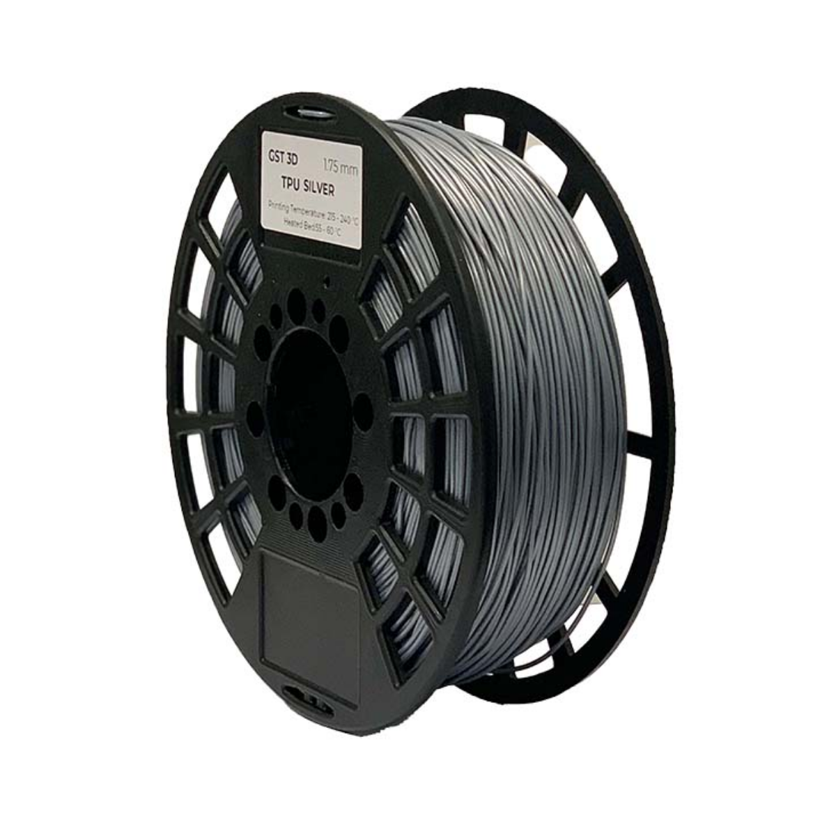 GST 3D TPU Filament Silver/Grey