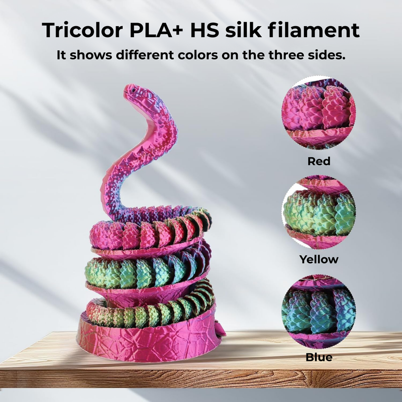 PLA+ High Speed Tri-Color Silk. From $16.37