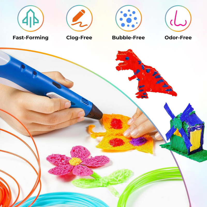 PLA+ HIGH SPEED 10 colors X 5 meters each  (50 meters)