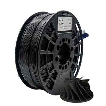 GST 3D ABS Filament Black