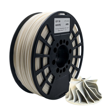 GST 3D ABS Filament White