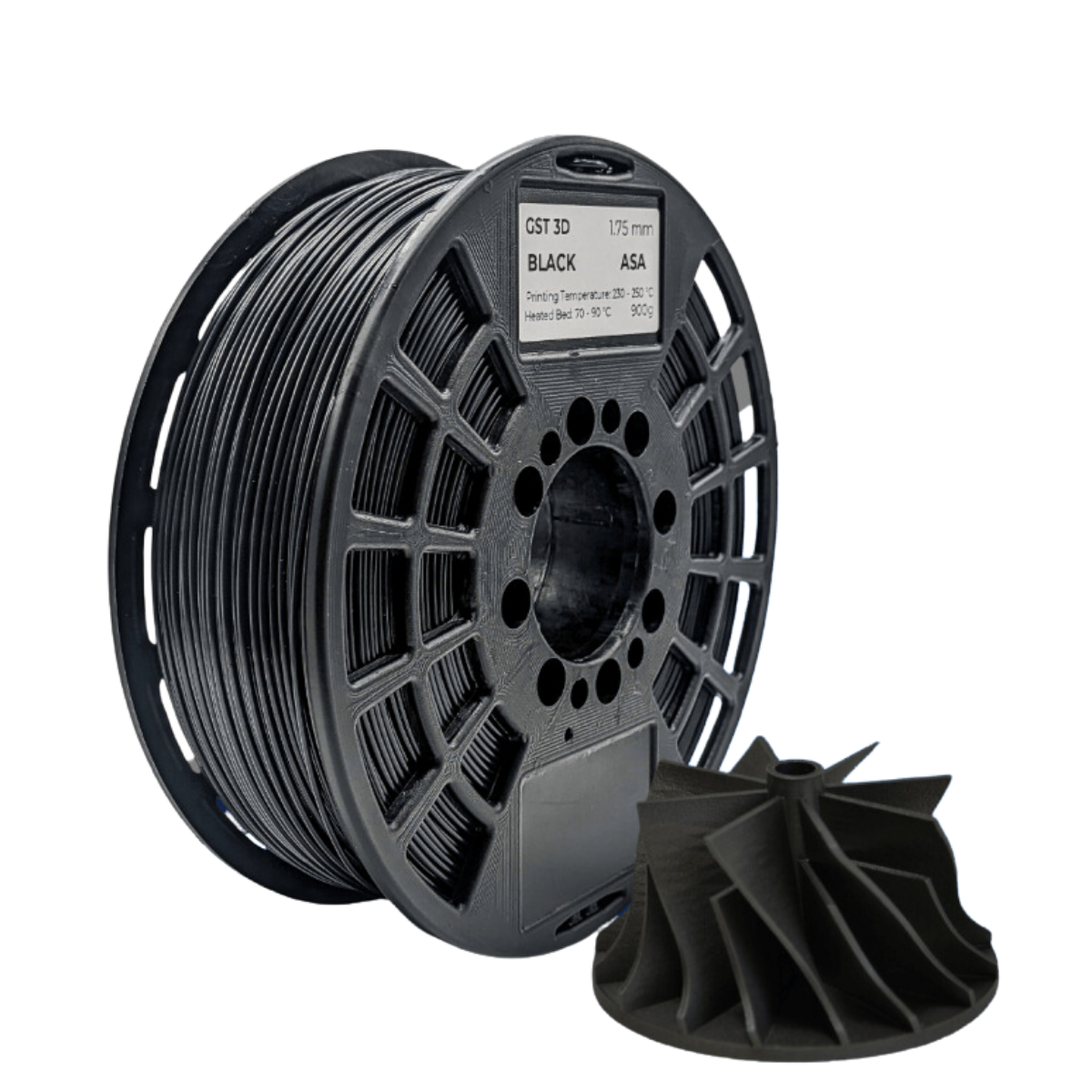 GST 3D ASA Filament Black