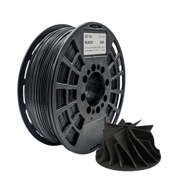 GST 3D ASA Filament Black