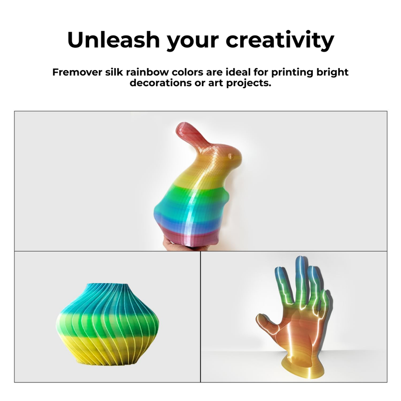PLA+ HS Silk Rainbow. From $18.61