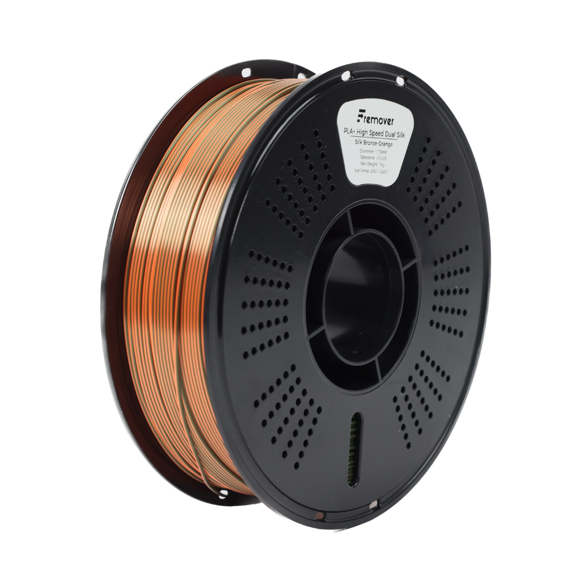 PLA+ High Speed Dual Silk Bronze Orange