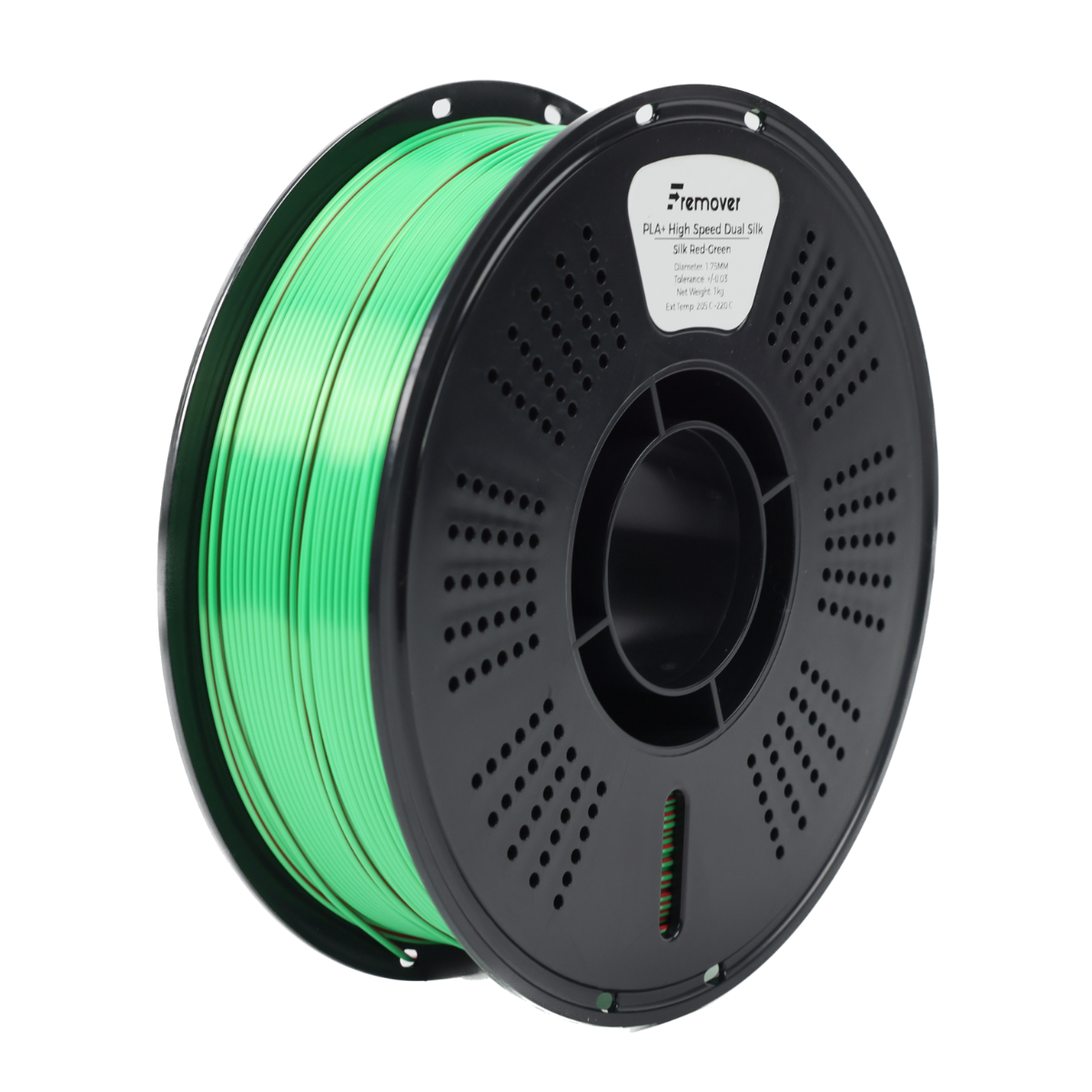 PLA+ High Speed Dual Silk Red Green